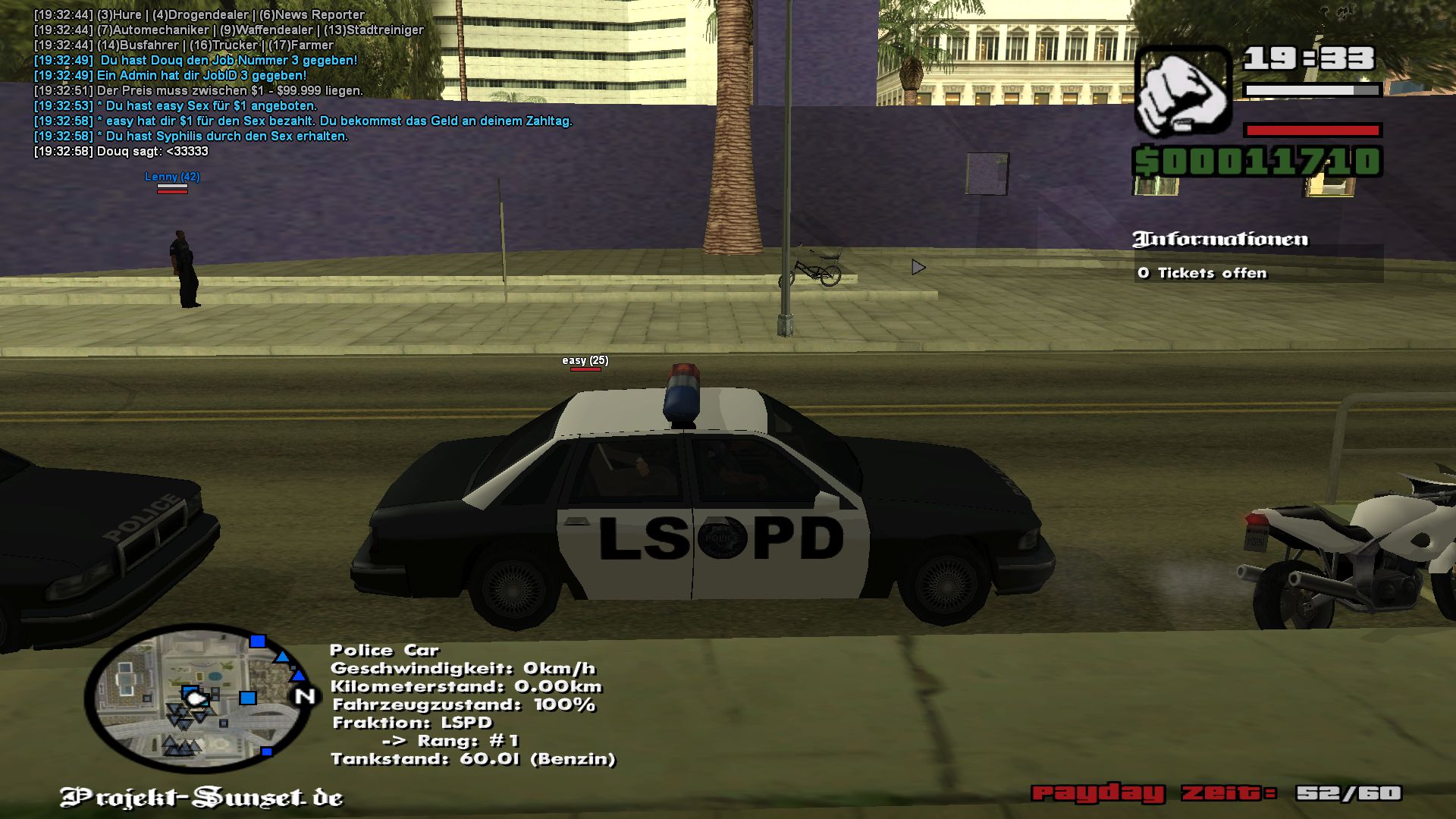 Fahrzeug des LSPD. Fahrzeug des LSPD.